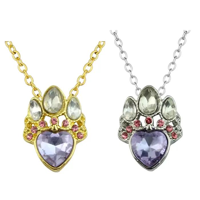 Collier couronne de princesse pour femme, plaqué or et argent, accessoires de fête pour fille, couro