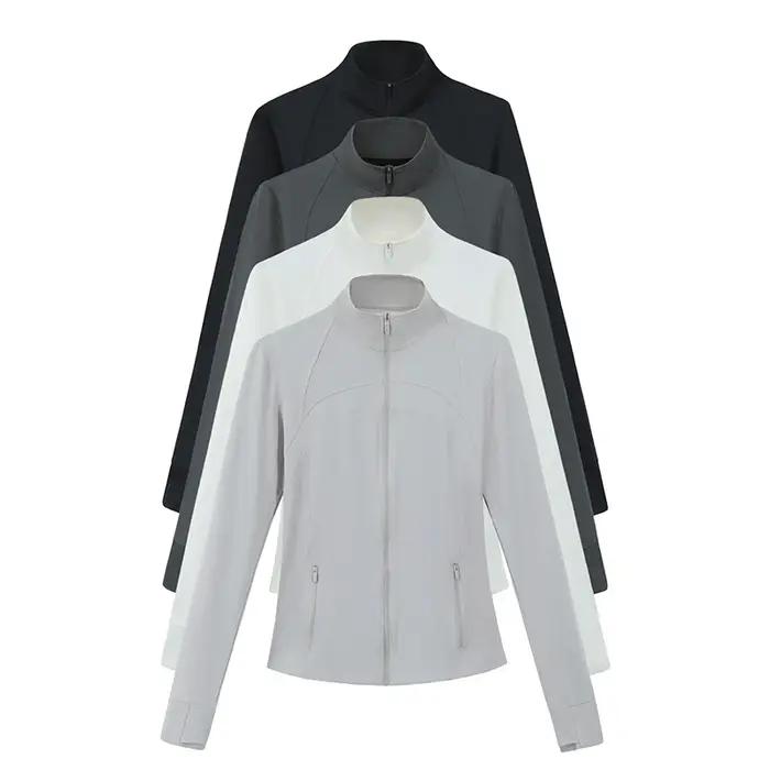 Veste à manches longues pour femmes, résistante aux UV, légère et respirante, pour la course à pied