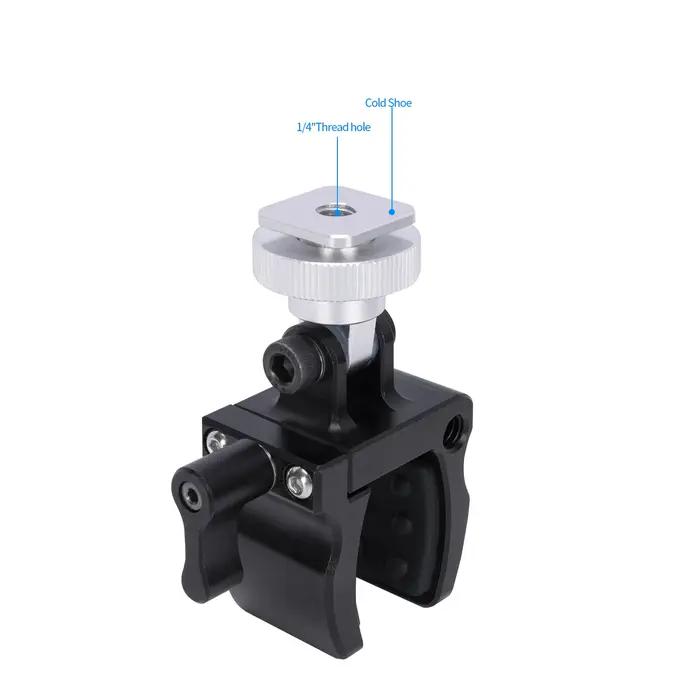Niceyrig-Pince de support de microphone pour fusil de chasse avec adaptateur de sabot froid, 18 - 35