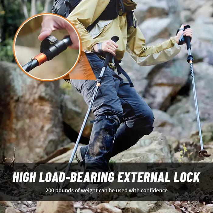 Naturehike escalade alpinisme bâton de marche Portable pliant télescopique pôle de randonnée en plei