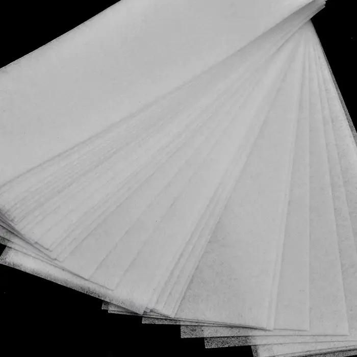 100 pièces épilation non tissé corps tissu cheveux enlever cire rouleaux de papier haute qualité épi