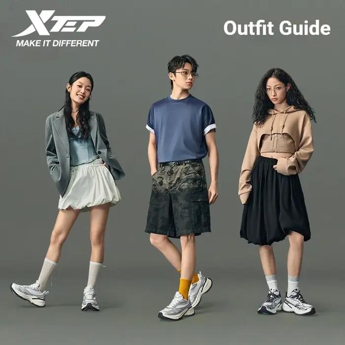 Xtep Basque 3 pour Homme – Baskets Rétro Tendance Respirantes de Luxe Rehaussantes – Collection Prin