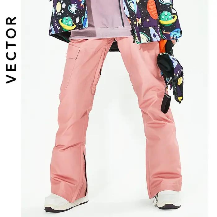 VECTOR marque hiver pantalons de Ski femmes en plein air de haute qualité coupe-vent imperméable cha