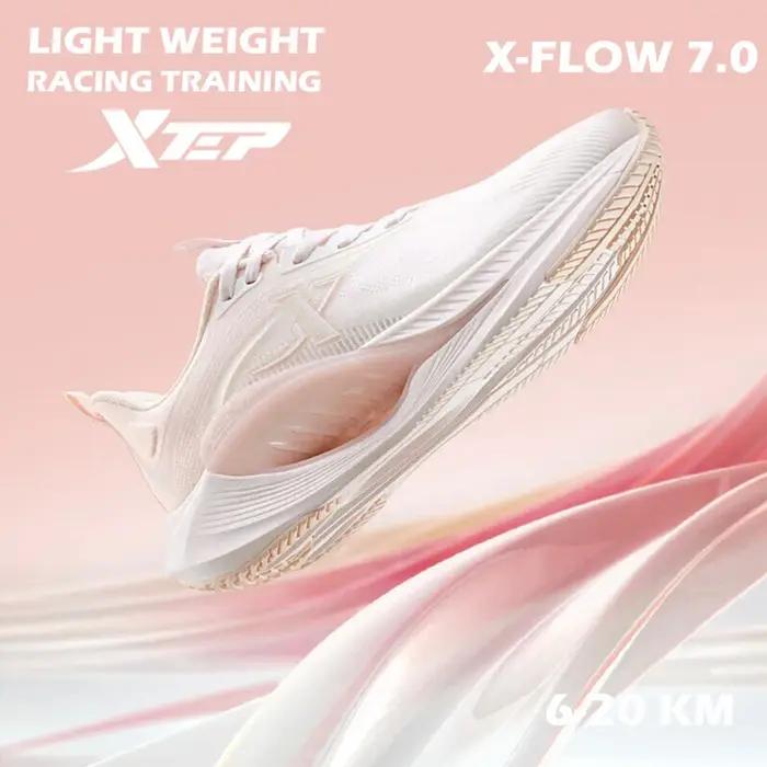 Chaussures course femmes Xtep x-flow 7.0 printemps - Baskets sport absorption chocs respirantes