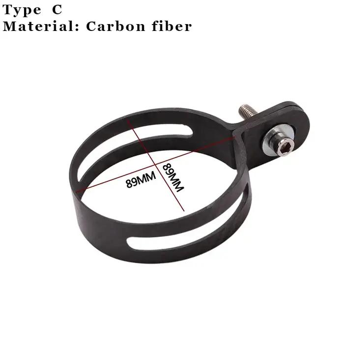 Tuyau d'échappement de moto 60.5mm, silencieux 51mm, cercle fixe universel, Support en Fiber de carb