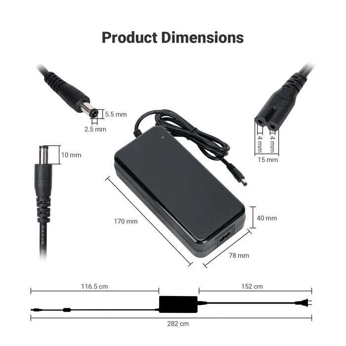 Fosi – chargeur d'alimentation Audio 48V 5a DC, amplificateur de cinéma maison, adaptateur d'aliment