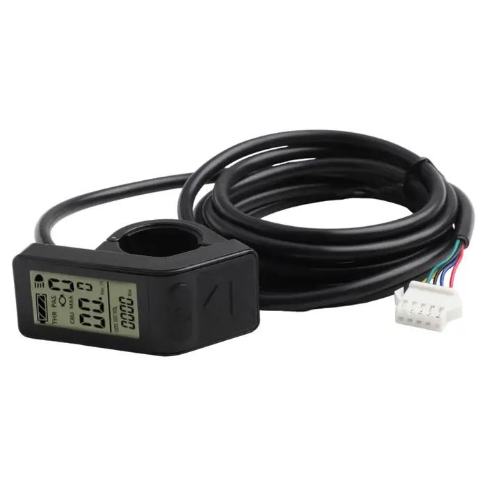 Mini écran LCD4 pour vélo électrique 24/36/48 volts, doté d'assistance électrique et de fonctions d'
