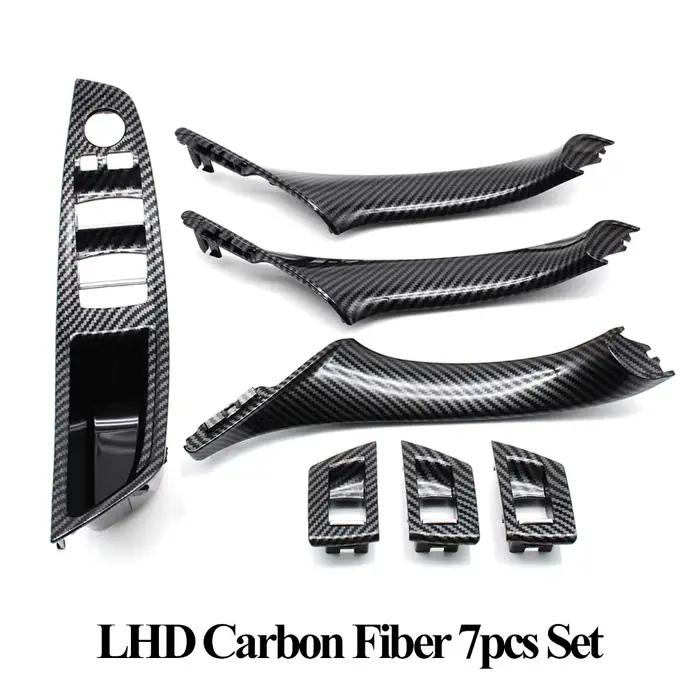 LHD intérieur en plastique porte accoudoir fenêtre panneau de commutation tirer poignée 7 pièces ens