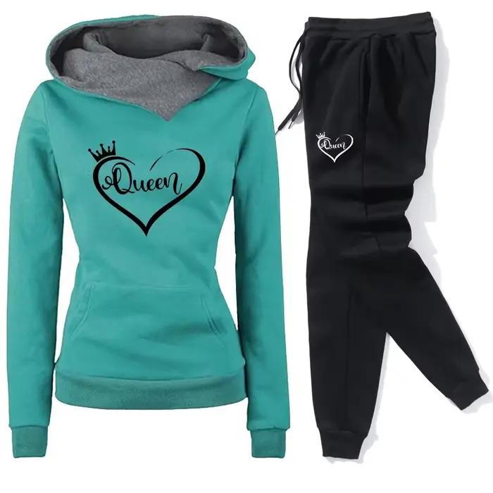 Survêtement femme 2025 décontracté extérieur quotidien pantalons pull à manches longues mode sport vêtements pour femmes activités plein air libertés et mouvements