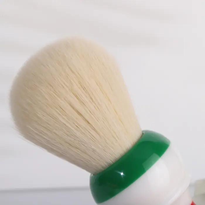 YAQI Freedom drapeau italien 24mm cachemire noeud synthétique hommes blaireau