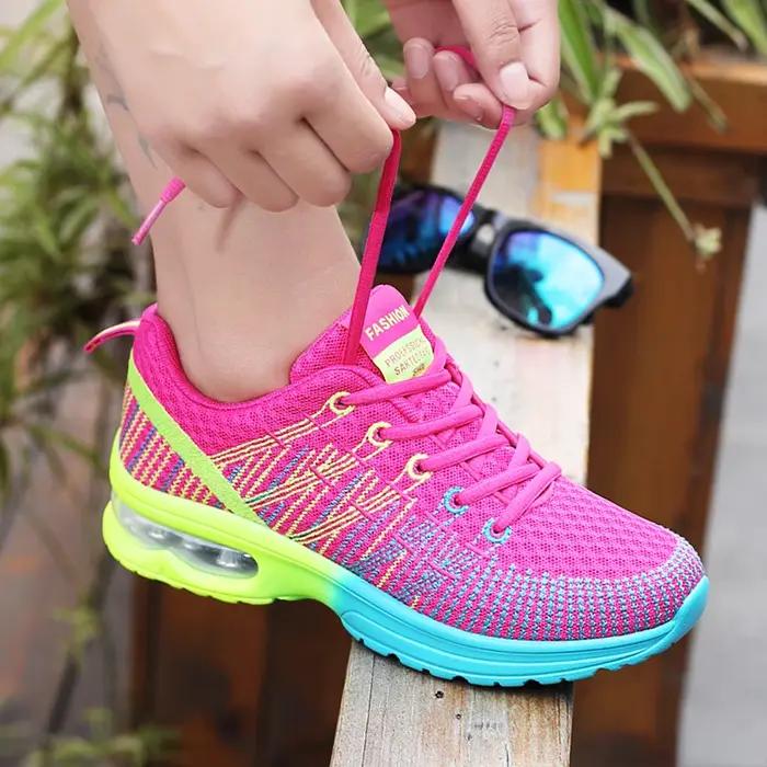 Femmes chaussures de Sport en plein air de haute qualité chaussures de course respirant athlétisme b
