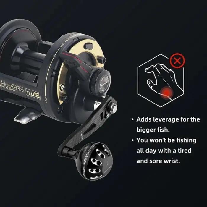 Gomexus Poignée Unique Pour Shimano Calcutta Conquest Daiwa tatula Premier Garcia Baitcasting Moulin