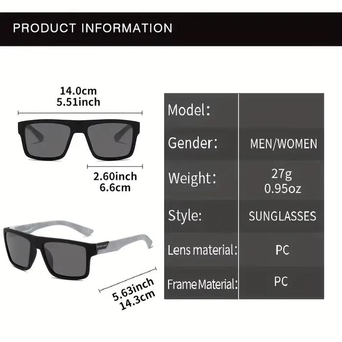 Lunettes de soleil polarisées carrées Vintage pour hommes et femmes, pour la conduite, la pêche, mar