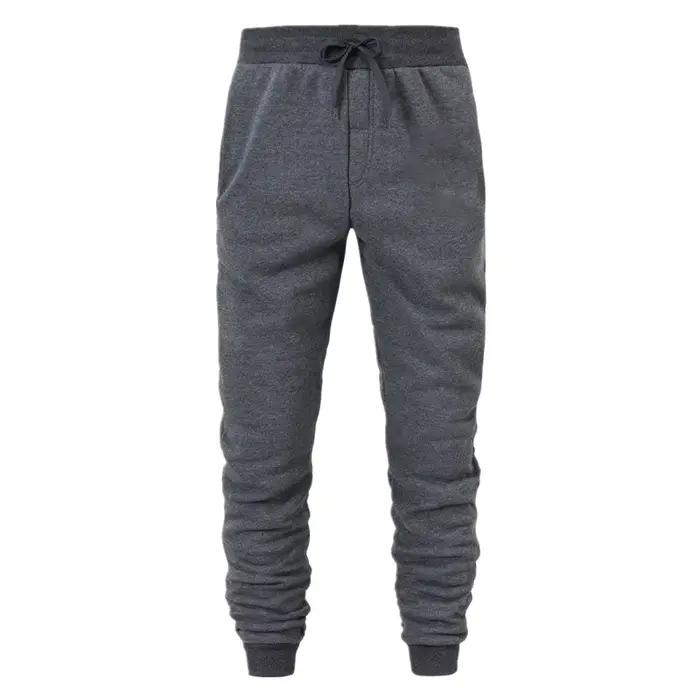 Pantalons de sport longs décontractés pour hommes coupe ajustée élastique design moderne et confortable pour running yoga et loisirs