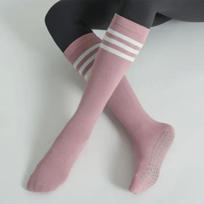Chaussettes de yoga anti-aldes pour femmes, chaussettes en coton, chaussettes de sport respirantes d