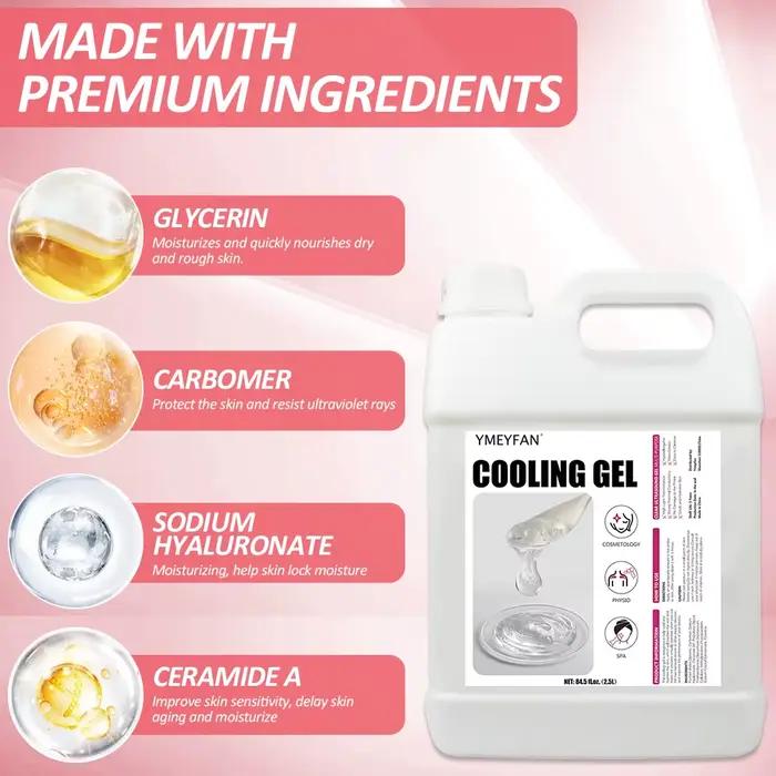 84.5oz Gel conducteur radiofréquence y Cavitacion Gel conducteur clair pour Machine à ultrasons visa