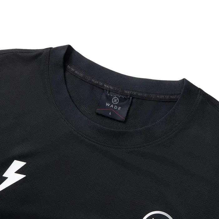 Li-ning T-shirt Wade pour hommes AT DRY ULTRA 92% Polyester 8% élasthanne AT._BACTERIA doublure pull
