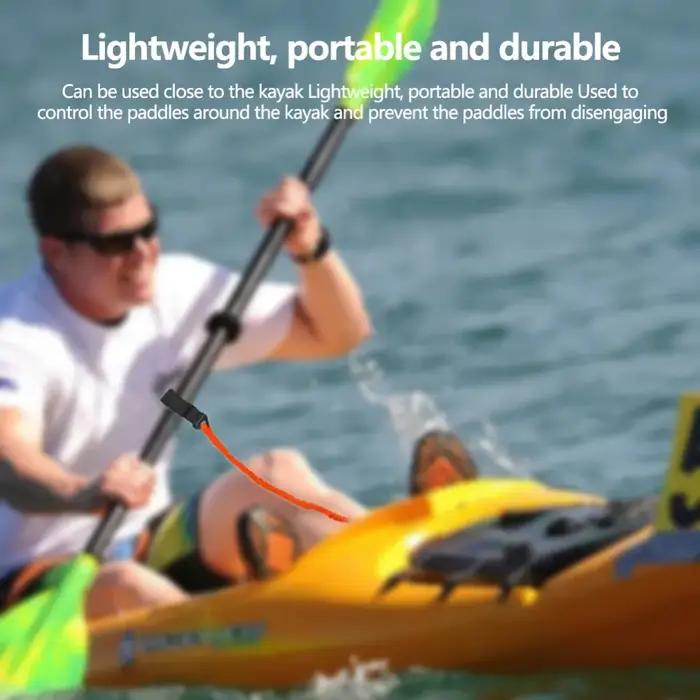 Laisse de pagaie de Kayak résistante à l'usure, canoë de Kayak extensible, laisse de tente de Campin