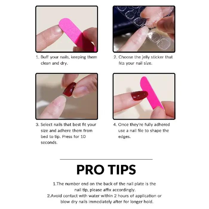24 pièces/1 boîte faux ongles en damier en poudre d'or avec nœud rouge