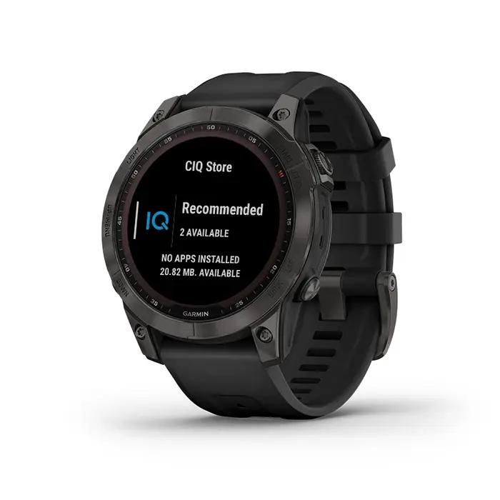Garmin Fenix 7 solaire DLC sang oxygène fréquence cardiaque double fréquence GPS course marche neige