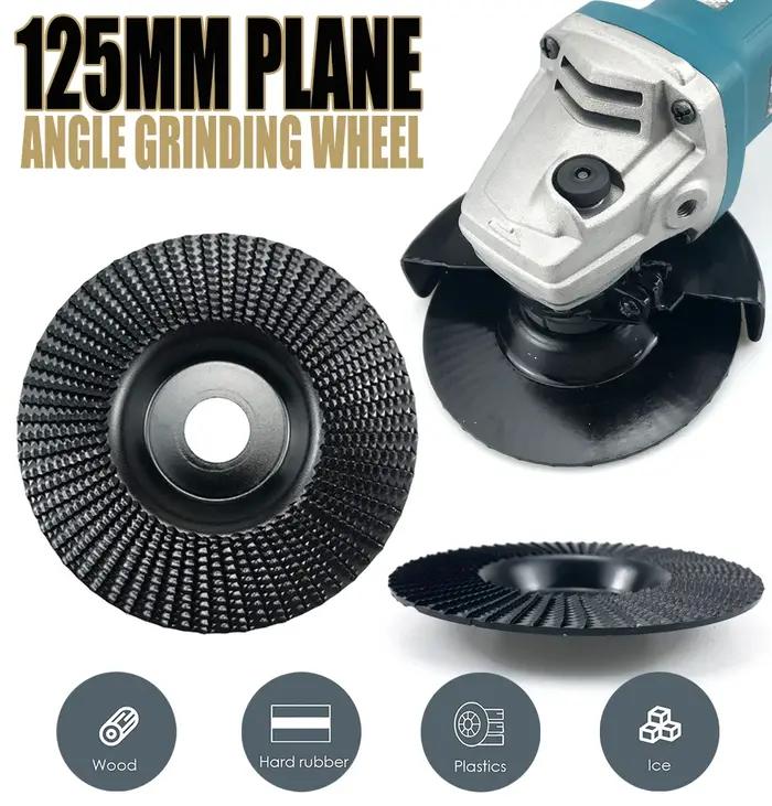 125mm avion biseau Angle meule bois roue de polissage sculpture sur bois outil de ponçage disque abr
