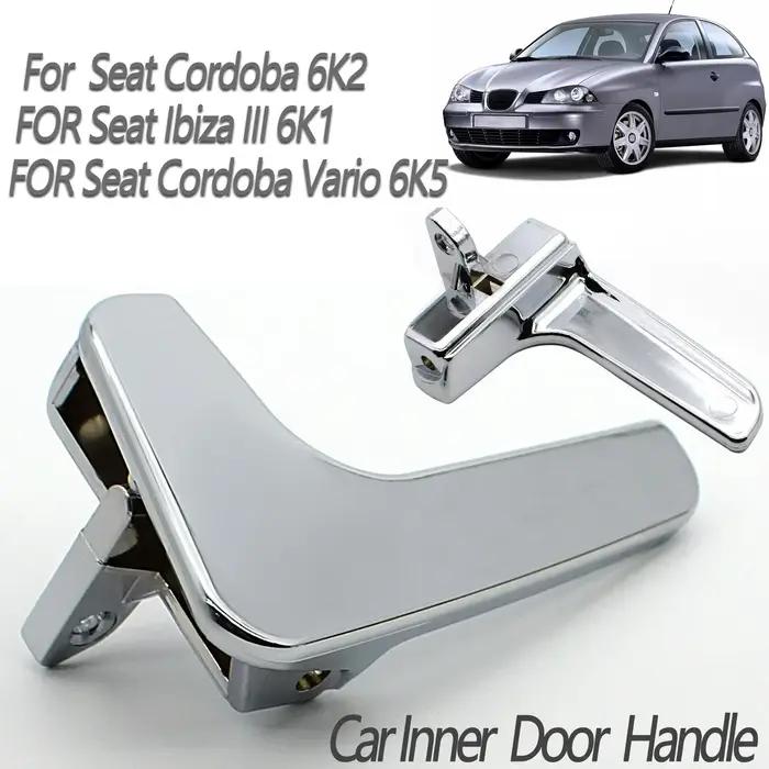 Poignée de porte intérieure de voiture, gauche droite, pour Seat Cordoba 6K2 Ibiza III 6K1 Cordoba V