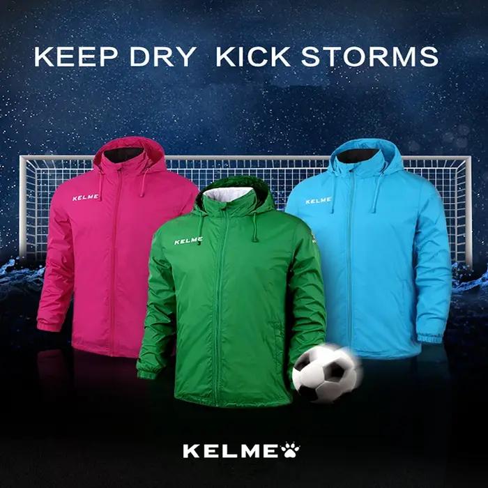 KELcloser-Veste d'entraînement de football pour homme, sweat à capuche GNE, survêtement coupe-vent,