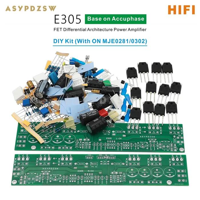 Amplificateur de puissance HIFI stéréo E305 FET ou.com Architecture Kit de bricolage/Base de carte f