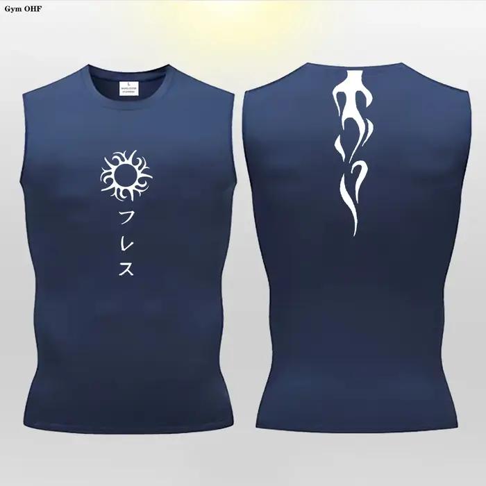 Y2K – gilet de course pour hommes, débardeur de Compression, vêtements de Fitness musculaire, chemis