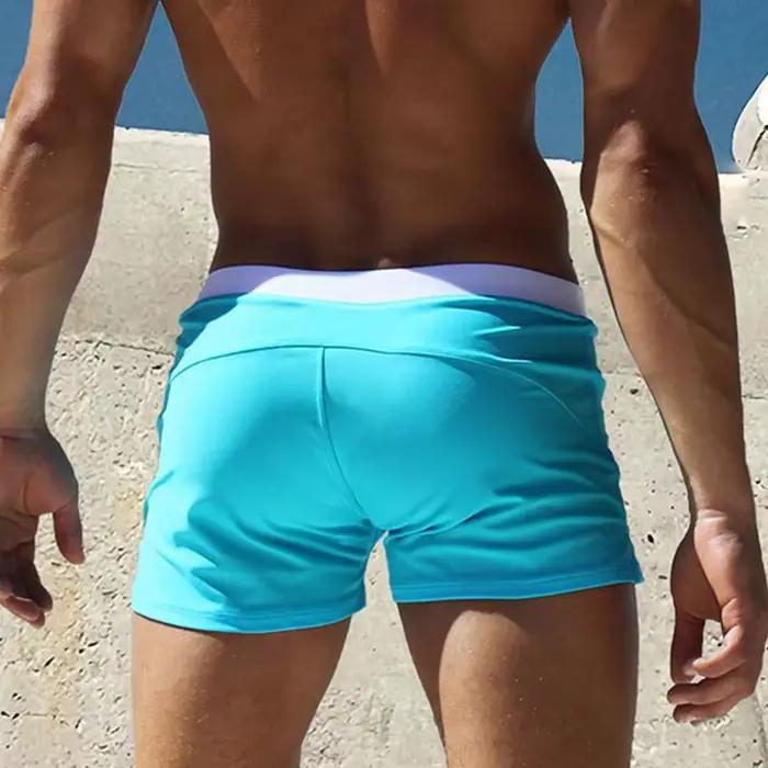 Maillots De Bain Sexy Hommes Maillot De Bain Sunga Masculina Hommes Natation Short De Plage Troncs S