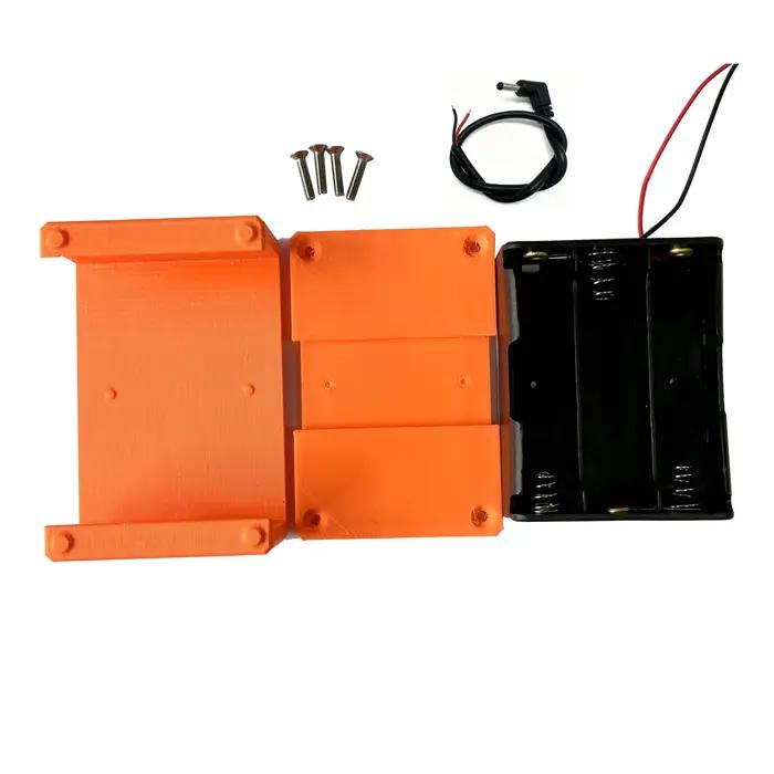 tr uSDX Émetteur-récepteur 18650 Kits de boîtier de batterie par DL2MAN