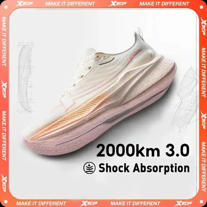 Xtep femmes chaussures de course 2000km 3.0 2025 printemps léger amorti résistant à l'usure entraîne