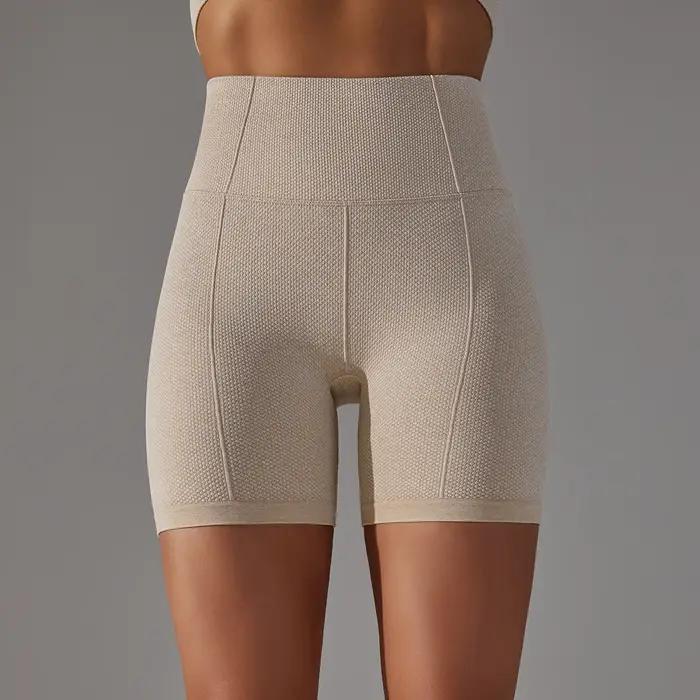 Short de sport pour femmes, short de Yoga, sans couture, pour course à pied, cyclisme, Leggings de s