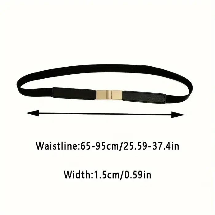 Ceinture fine élastique pour filles, décoration, mode, robe, jupe