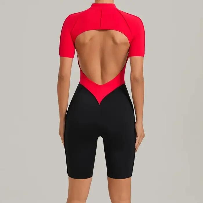 Combinaison courte Ningyu pour femmes, combinaison une pièce, ensemble de yoga, vêtements de sport p