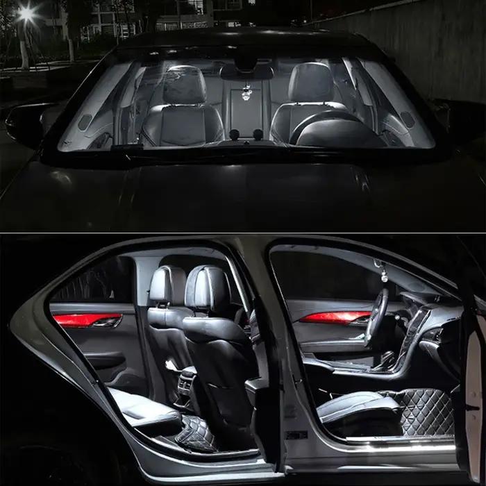 TPKE 11 pièces Canbus voiture lampe à LED intérieur dôme boîte à gants carte lumières Kit d'ampoule