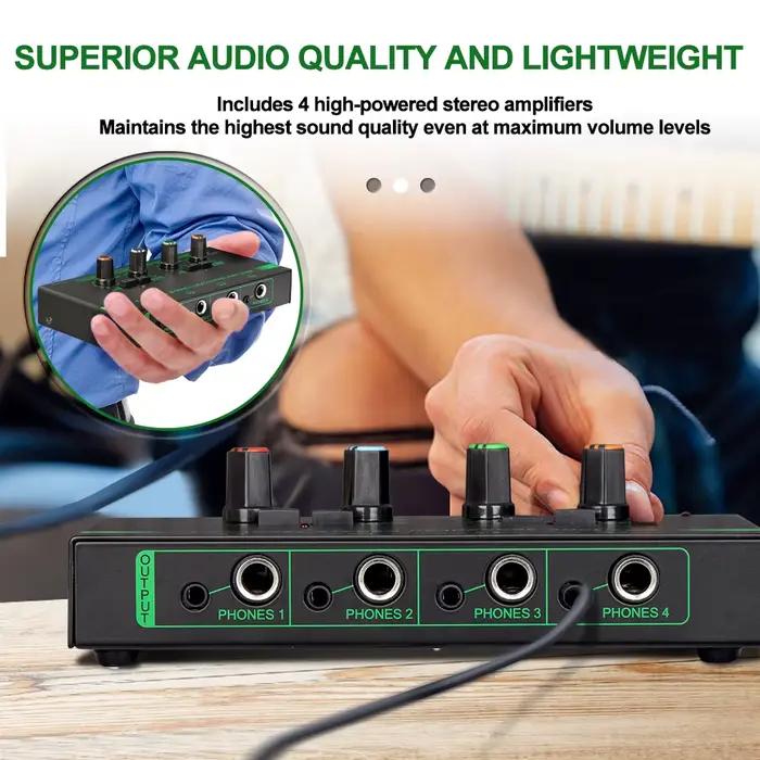 Mini amplificateur de casque Depusheng nouveau amplificateur Audio stéréo Ultra-Compact 4/6 canaux a