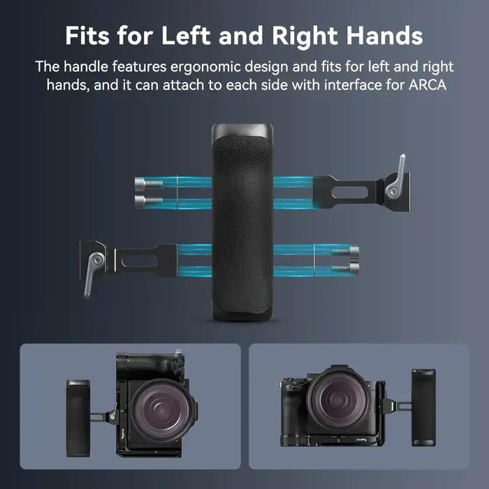 SmallRig-Poignée latérale de type Arca, 36mm, haut et bas, réglable pour cages de caméra avec plaque