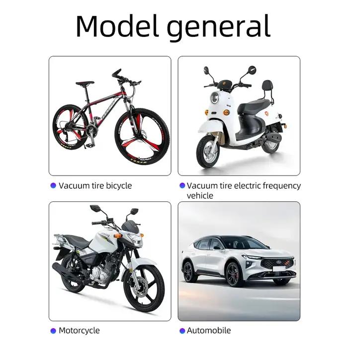 Noyau de Valve de moto, accessoires pour Scooter électrique, pneu de voiture, chapeau en Fiber, lumi