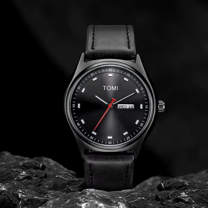 TOMI montre pour hommes minimaliste affaires décontracté montre à Quartz pour hommes et femmes à la