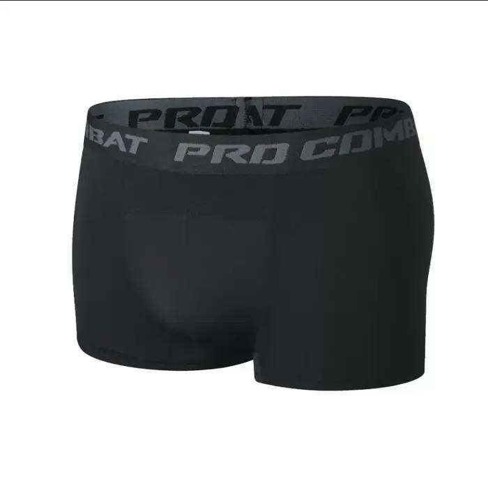 Pantalon trois quarts de sport populaire pour hommes, haute élasticité, respirant, séchage rapide, f