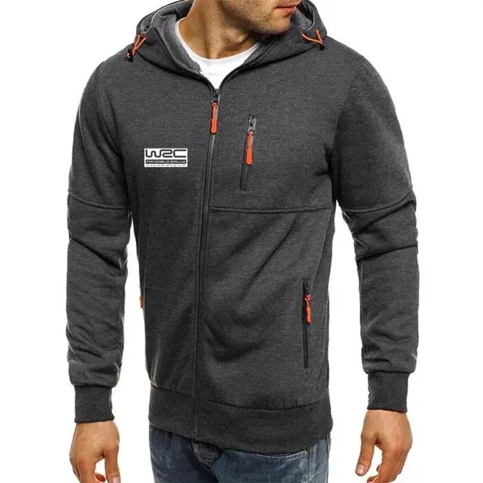 Nouveau printemps automne hommes championnat du monde des rallyes WRC Logo impression mode à capuche