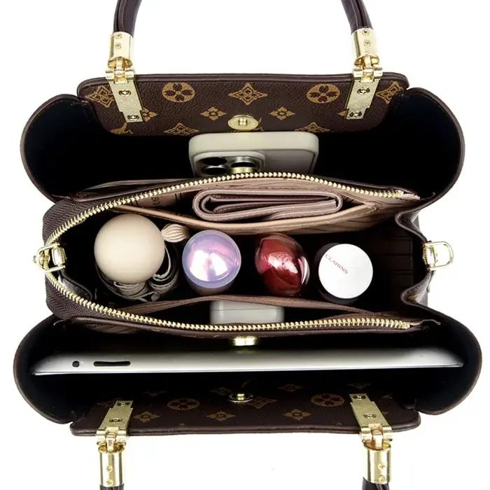 Sac à main en cuir de qualité supérieure pour femme, sacs à main de luxe de créateur imprimés, sacs