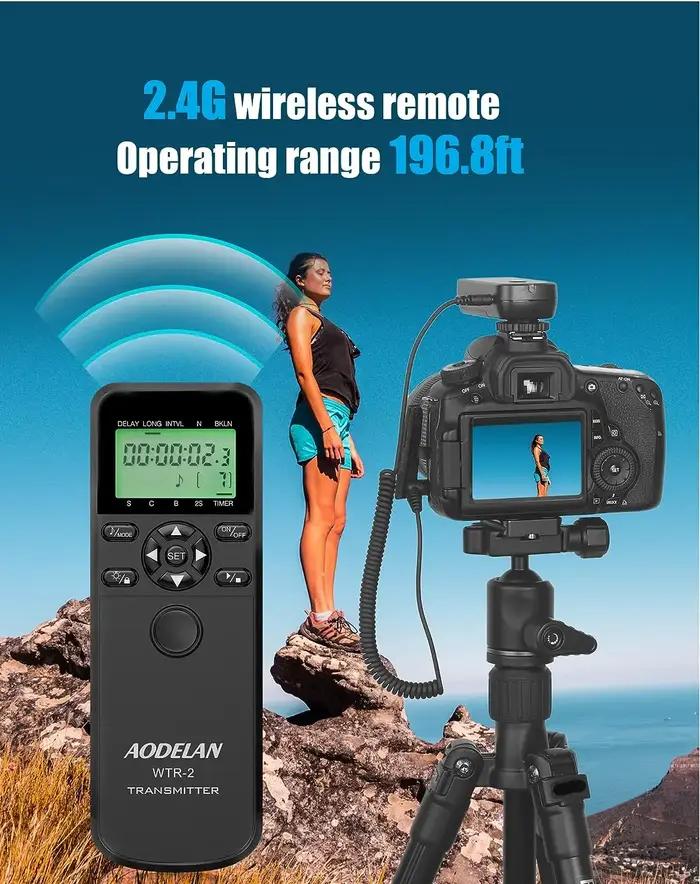 Minuterie de caméra WTR-2, intervalomètre à distance, déclencheur pour Nikon 10 broches Z8 Z9 D6 D5