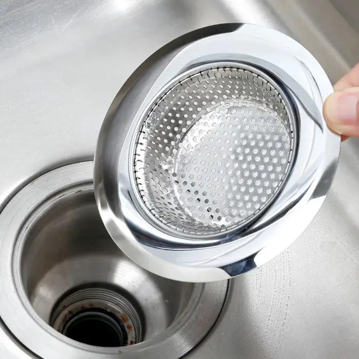 Attrape-cheveux de vidange, bouchon d'évier de douche de salle de bains, couvercle de vidange, piège