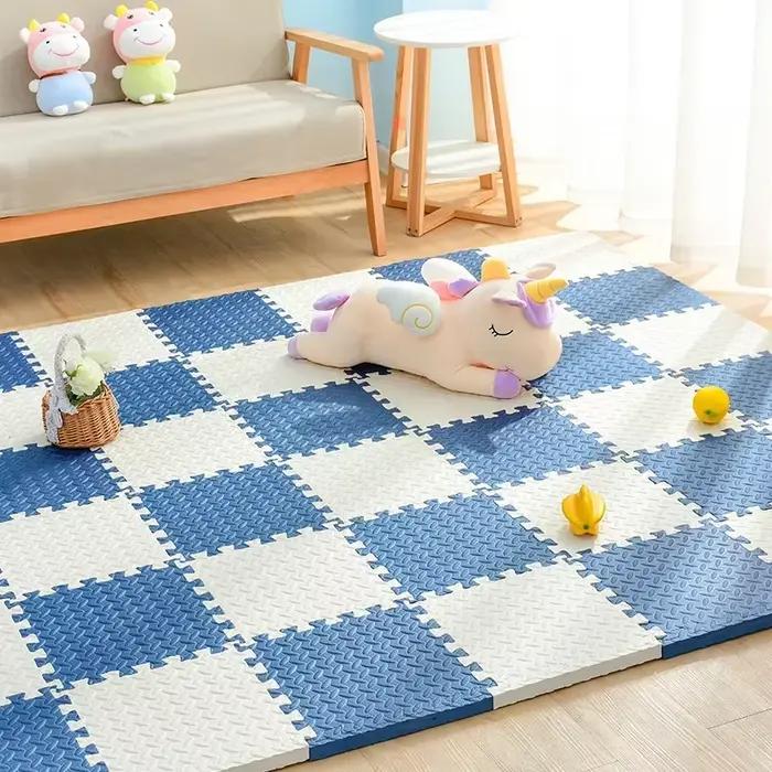 Tapis de Puzzle de jeu en mousse EVA pour bébé, pour enfants, carreaux d'exercice imbriqués, tapis d
