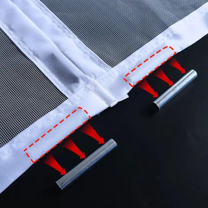 DTGJ-Moustiquaire magnétique pour porte market, moustiquaire blanche, taille personnalisée, insecte