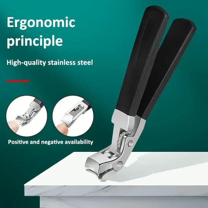 Coupe-ongles épais et orteils pour personnes âgées, ensemble de 4 pièces, Extra Large, ouverture à l