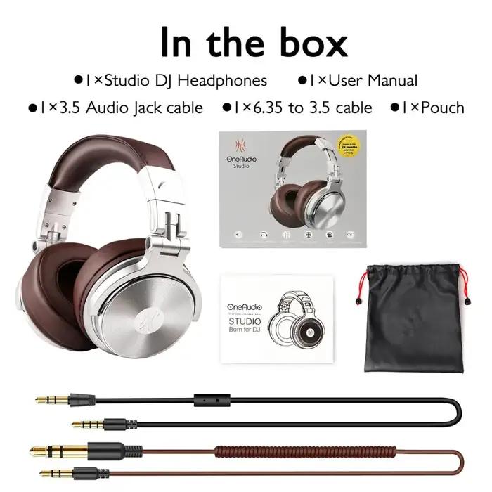 Oneodio Pro 30 casque DJ de Studio professionnel avec Microphone sur l'oreille écouteurs filaires mo