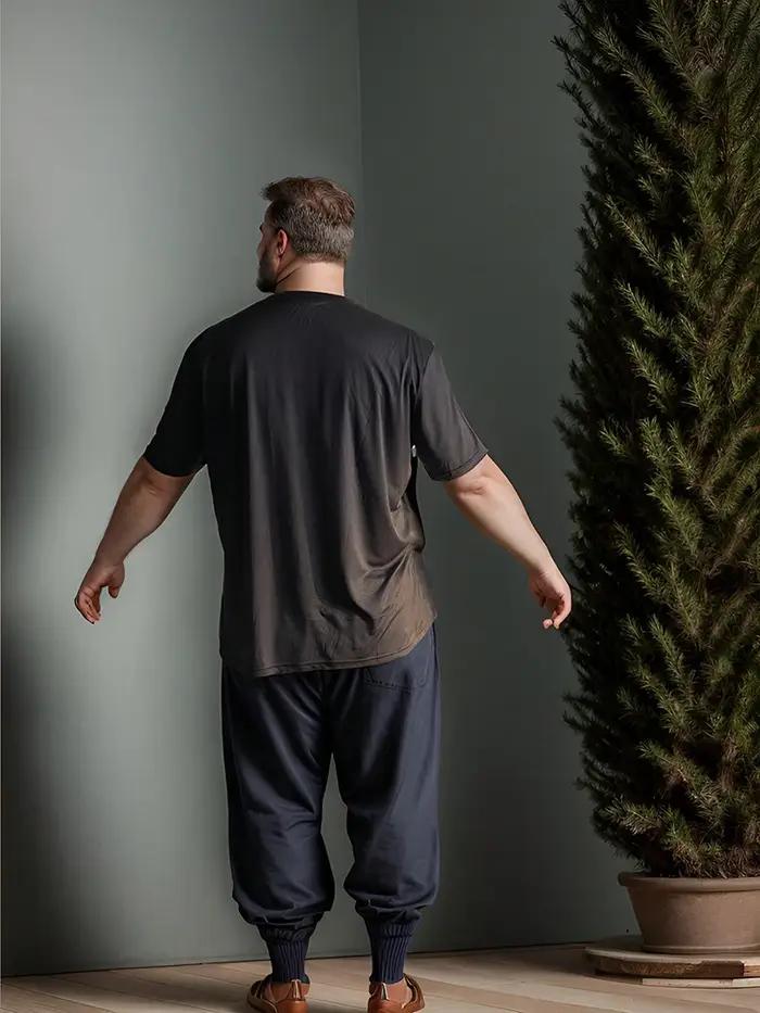 5 pièces Plus T-Shirt pour hommes grandes et grandes chemises hommes ultralégers séchage rapide Spor